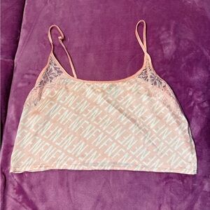 Fashion Nova pink Camisole with Logo Pattern #531